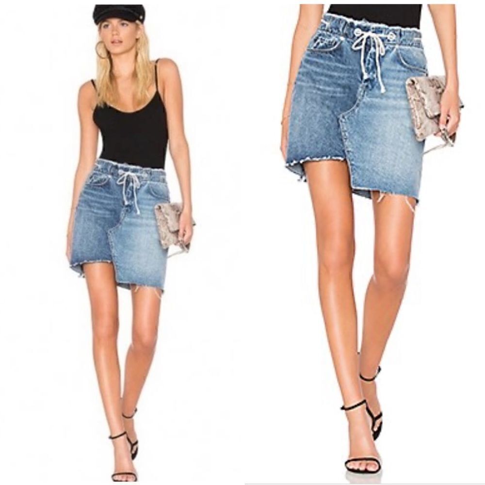 [BLANKNYC] New Wave Denim A-Line Mini Skirt || SZ 26/4